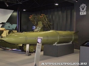 ракета 9М723К-Э комплекса Искандер-М ОАО НПО КБМ на выставке Оборонэкспо форума ТВМ 2014 - 8513