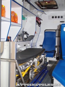 Автомобиль скорой помощи класс В на базе ГАЗель Бизнес ПКФ Луидор на выставке Здравоохранение 2014 img_6868