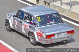 ВАЗ-2107 стартовый номер 2 на Moscow Classic Grand Prix сезона 2018 года