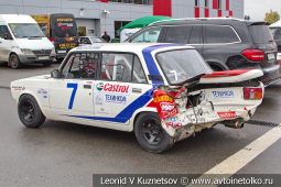 ВАЗ-2105 стартовый номер 7 на Moscow Classic Grand Prix сезона 2018 года