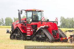 Гусеничный трактор Case IH Quadtrac 500 с глубокорыхлителем Case IH Ecolotiger 875 на Агро Ралли 2019